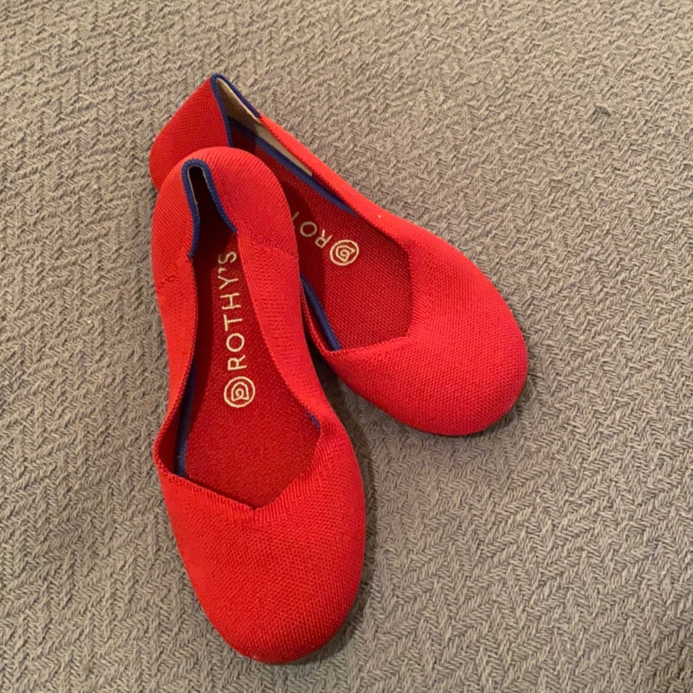 Rothy’s The Flat Scooter Red size 8